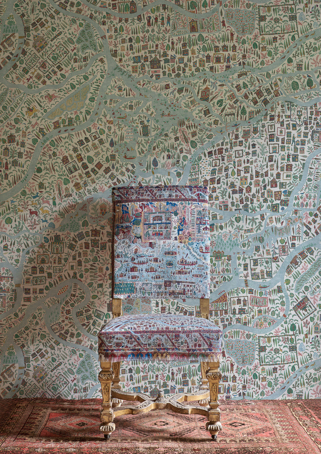 Lewis & Wood Utopia Garland Made to Measure Roman Blinds – lifestyle photograph