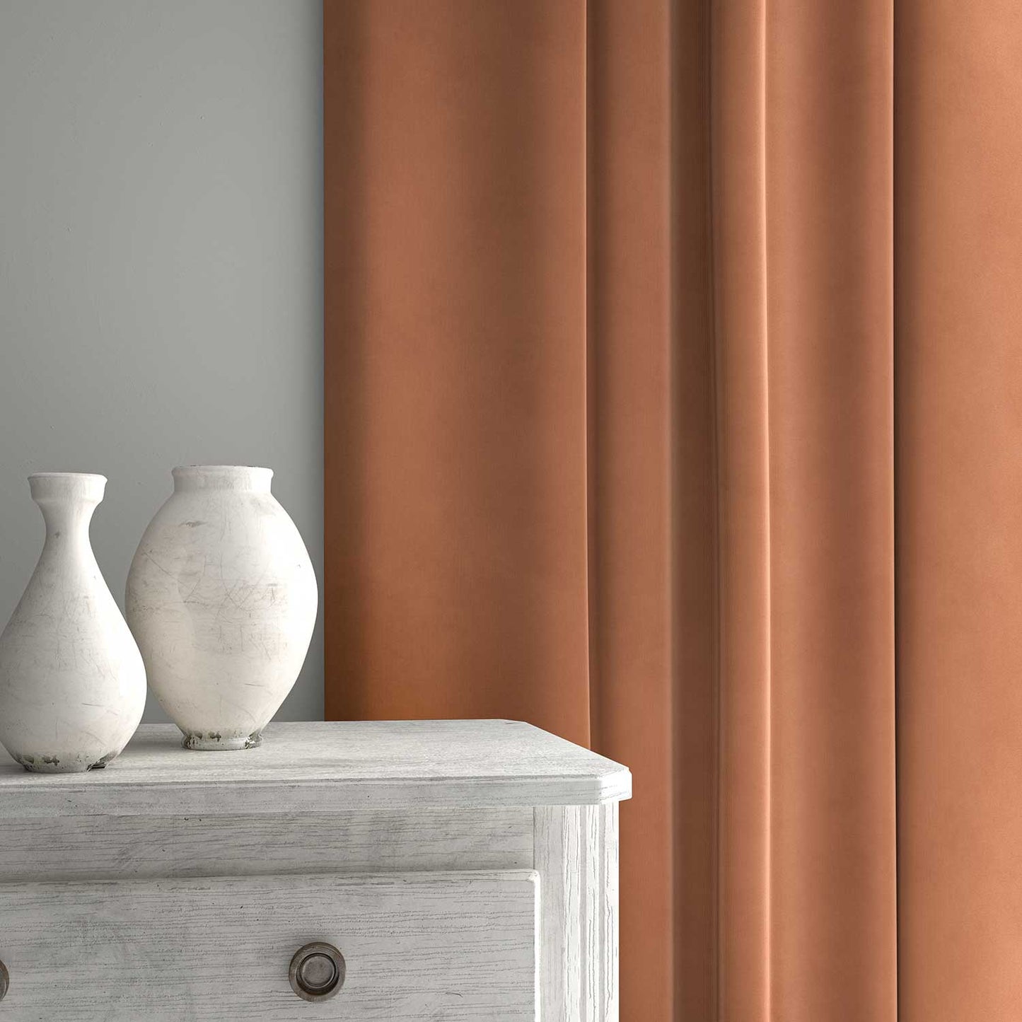 Linwood Tango Velvet Peanut FR Made to Measure Curtains