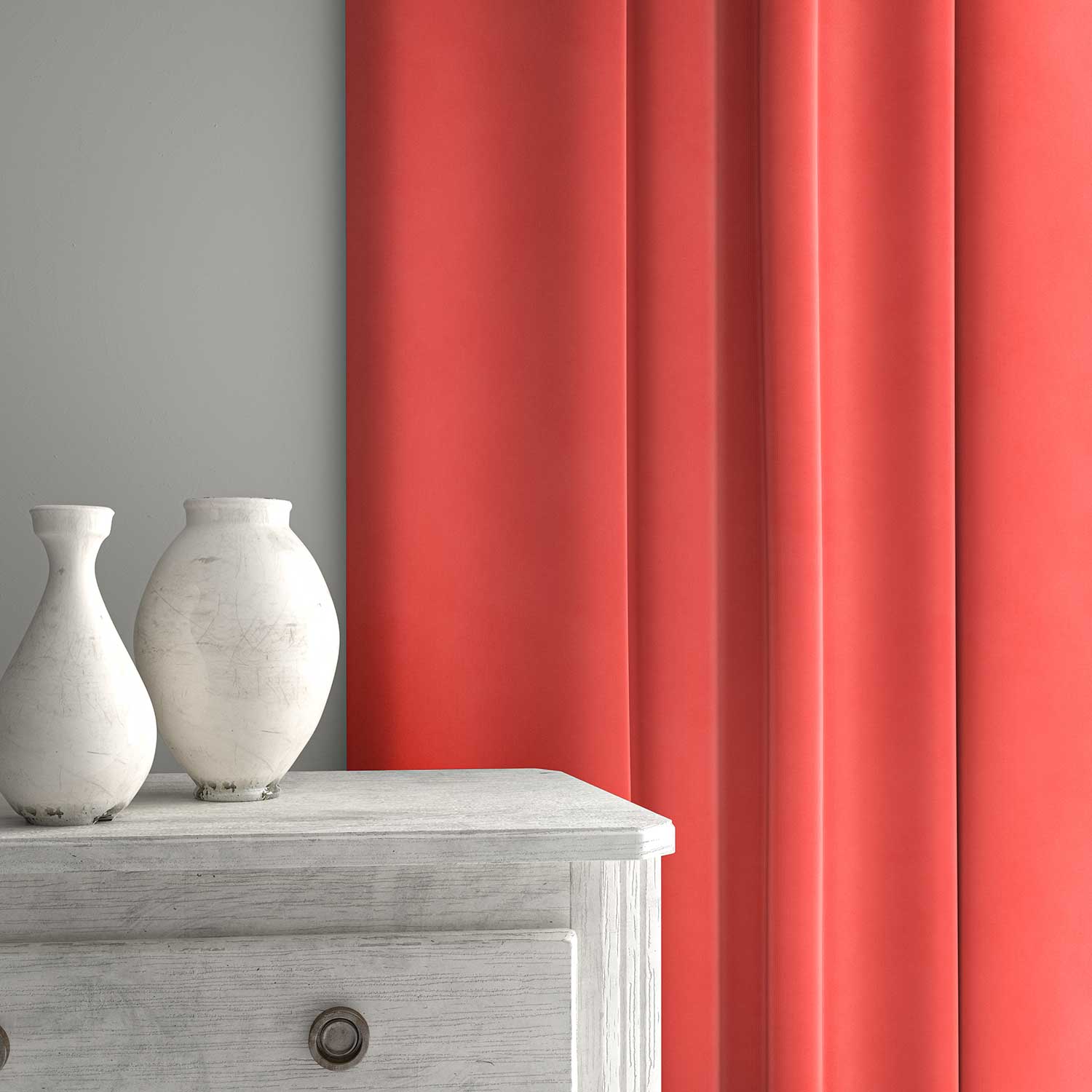 Linwood Tango Velvet Flamingo FR Made to Measure Curtains
