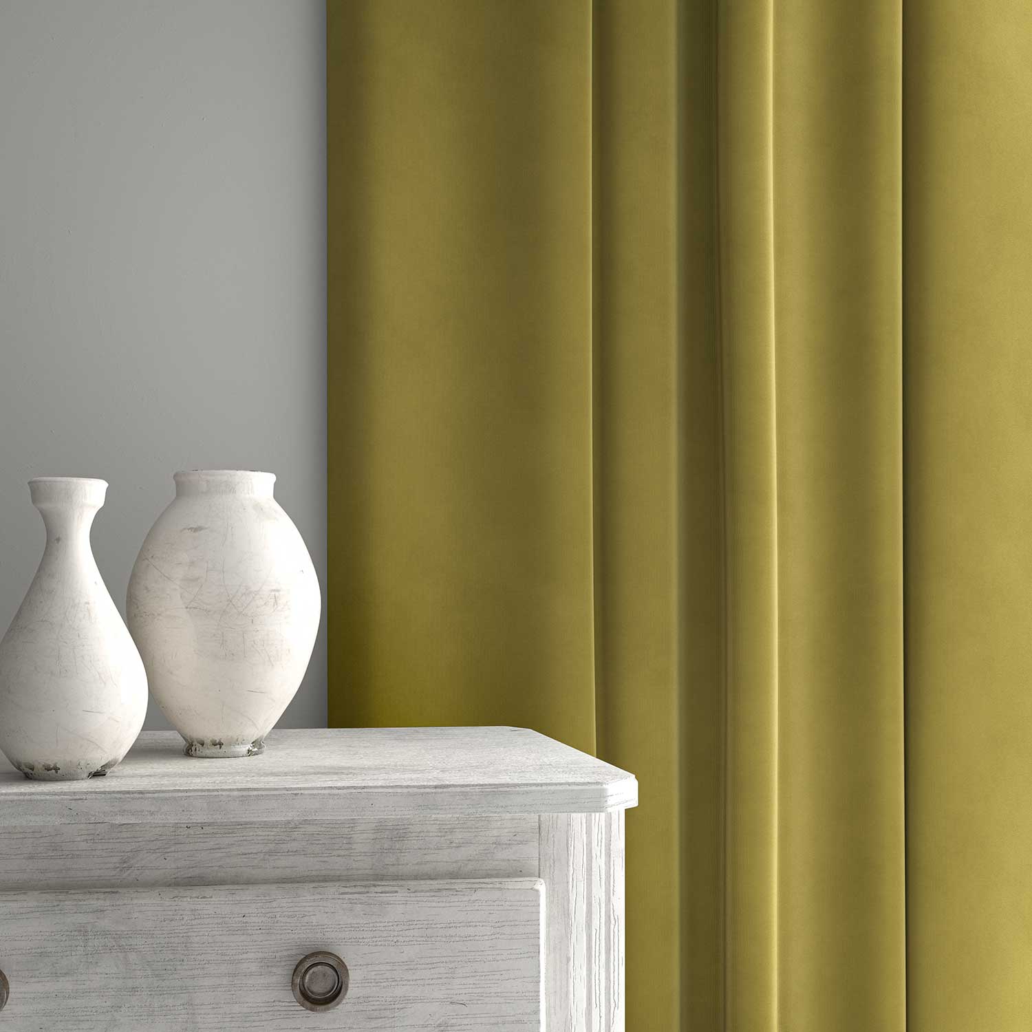 Linwood Tango Velvet Apple FR Made to Measure Curtains
