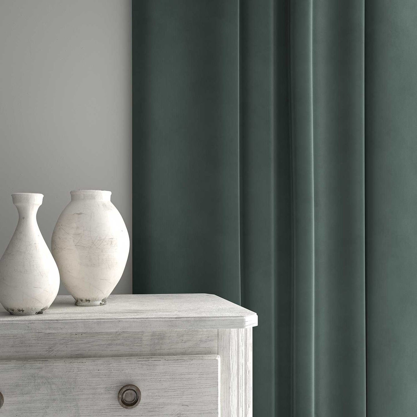 Linwood Tango Velvet Marine FR Made to Measure Curtains