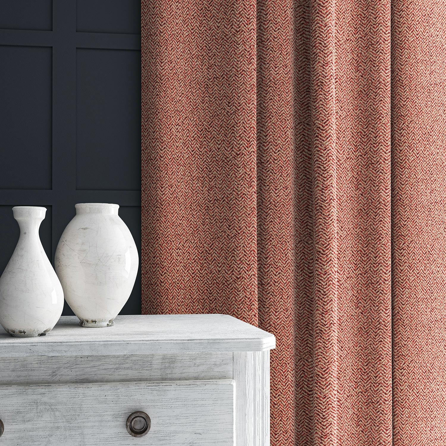 Linwood Chicane Raspberry Made to Measure Curtains