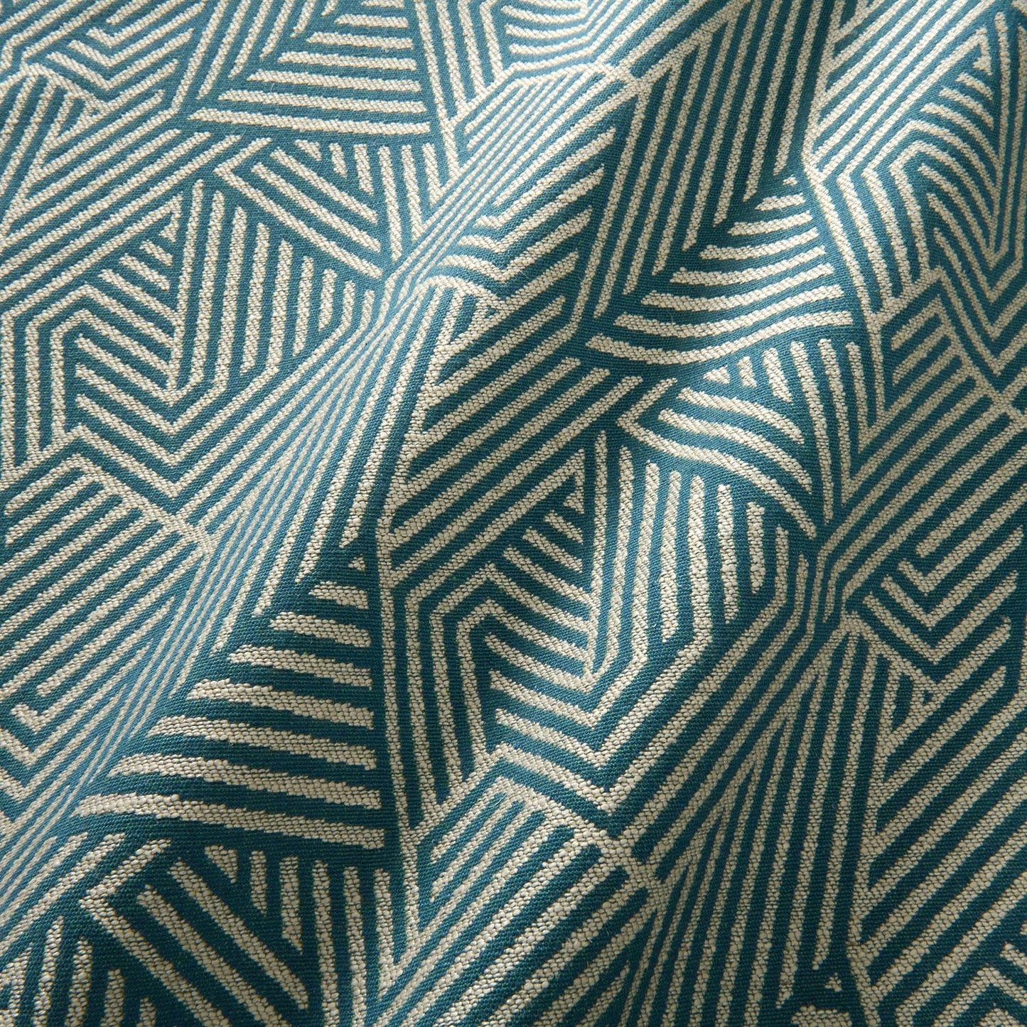 Linwood Sashay Bluestone FR Made to Measure Curtains