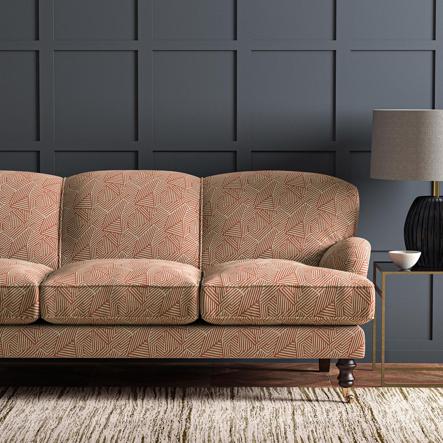 Linwood Sashay Cantaloupe Made to Measure Curtains