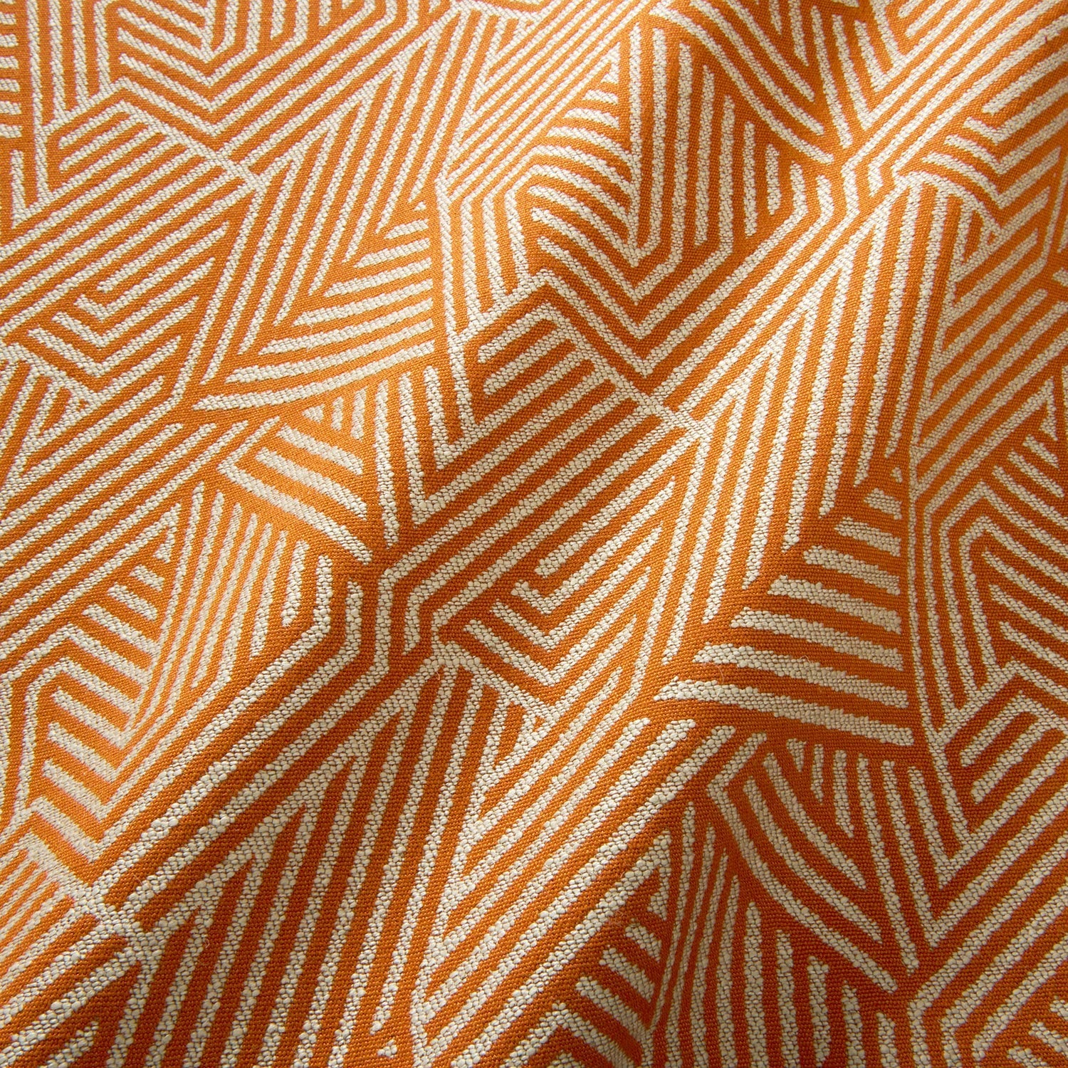 Linwood Sashay Tangerine FR Made to Measure Curtains