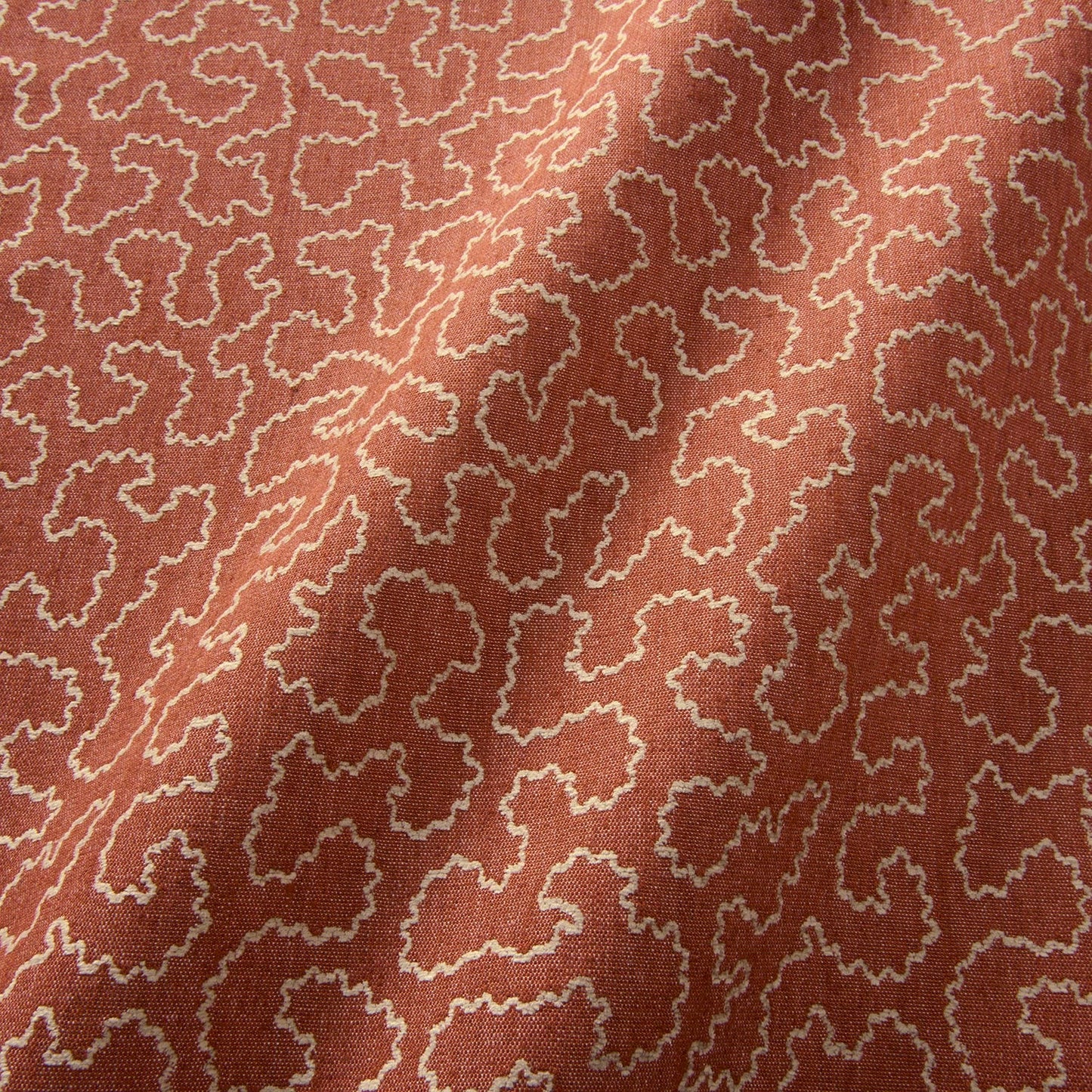 Linwood Wiggle Carmine Made to Measure Curtains
