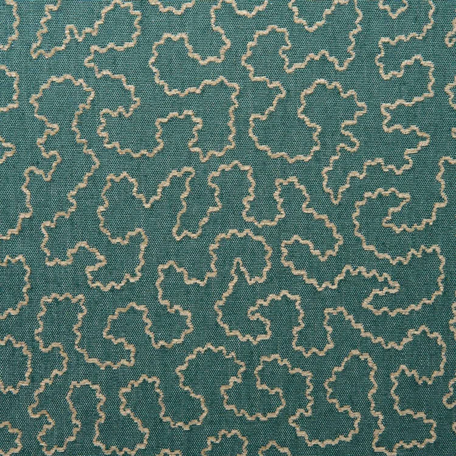 Linwood Wiggle Cyan FR Made to Measure Curtains
