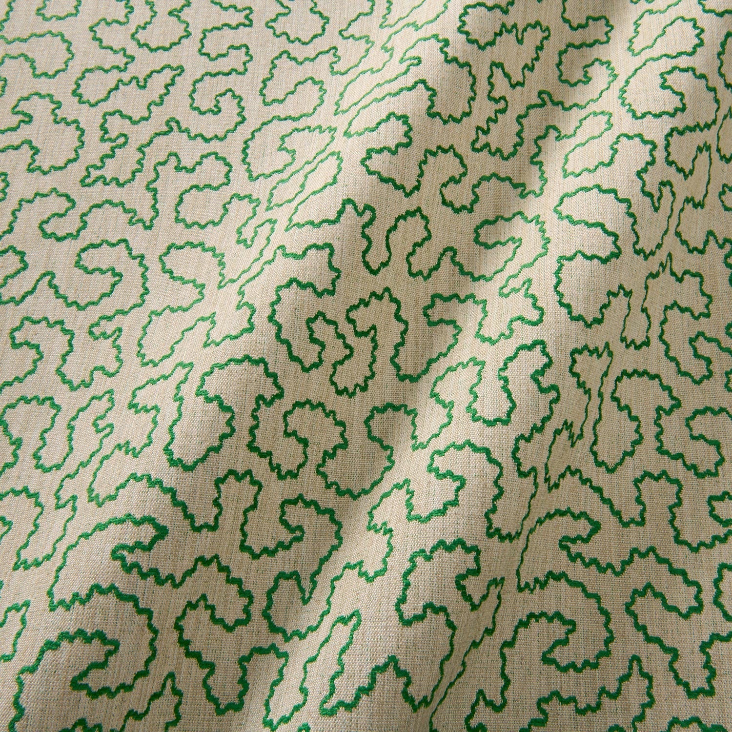 Linwood Wiggle Emerald FR Made to Measure Curtains