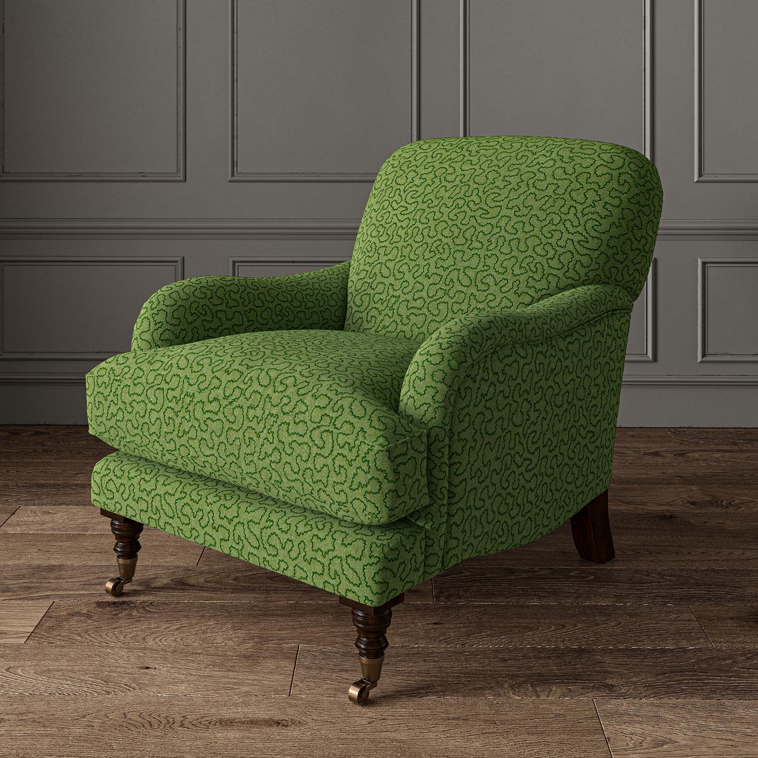 Linwood Wiggle Fern FR Made to Measure Curtains