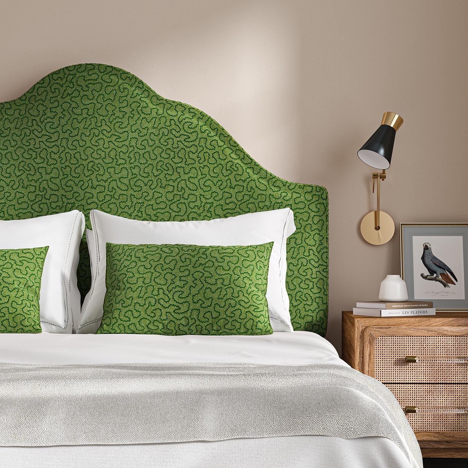 Linwood Wiggle Fern FR Made to Measure Curtains