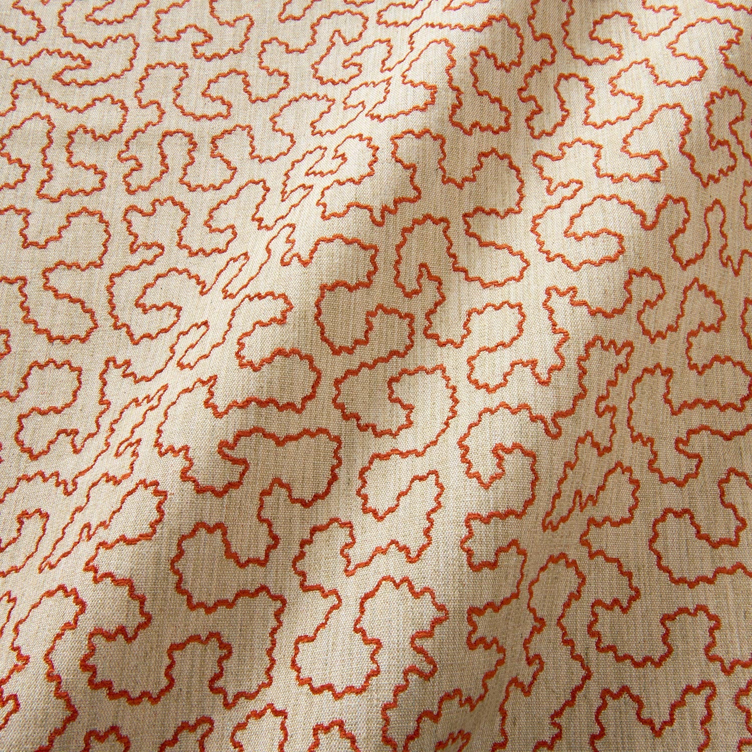 Linwood Wiggle Ginger FR Made to Measure Curtains