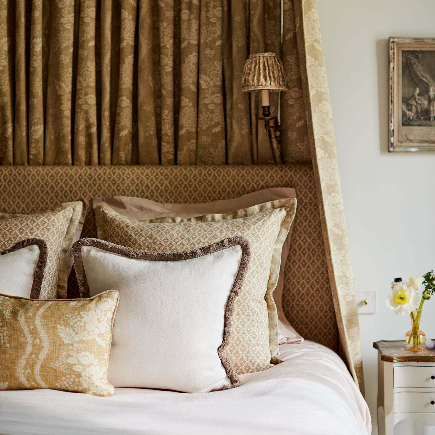 Linwood Ashfield Maize FR Made to Measure Curtains