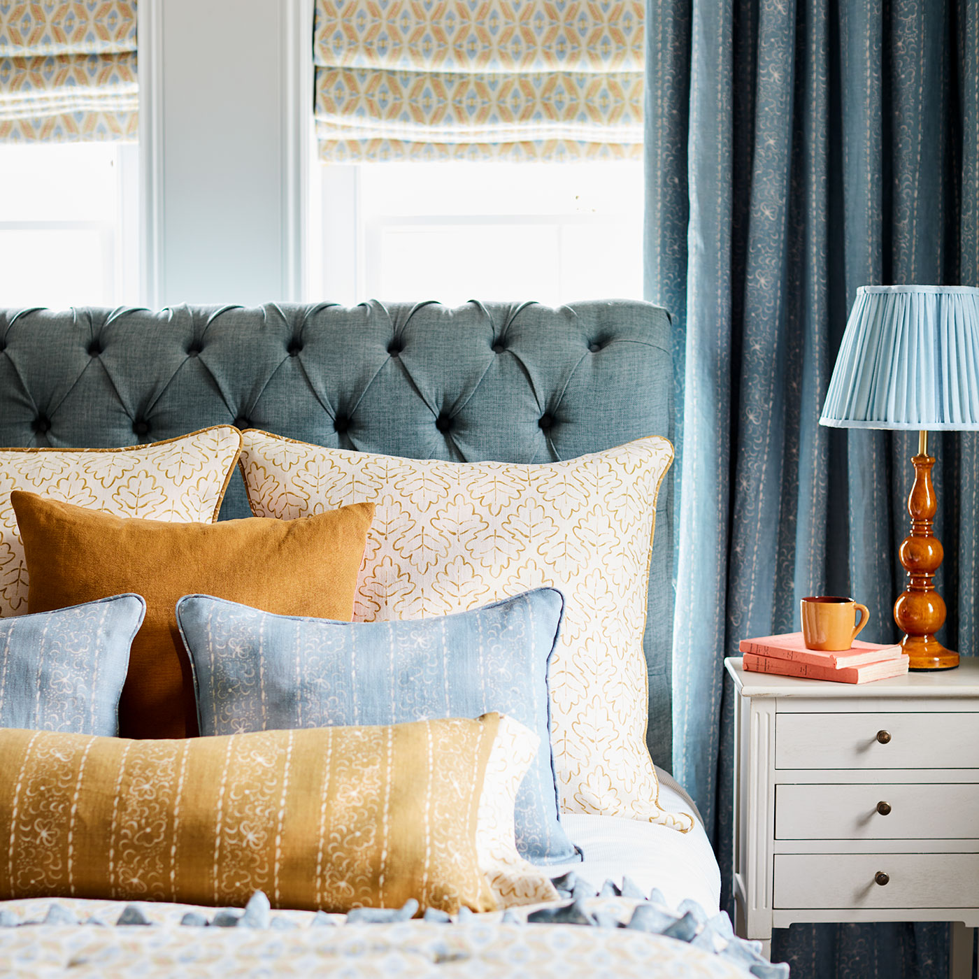 Linwood Fortune Teller Honey Made to Measure Curtains