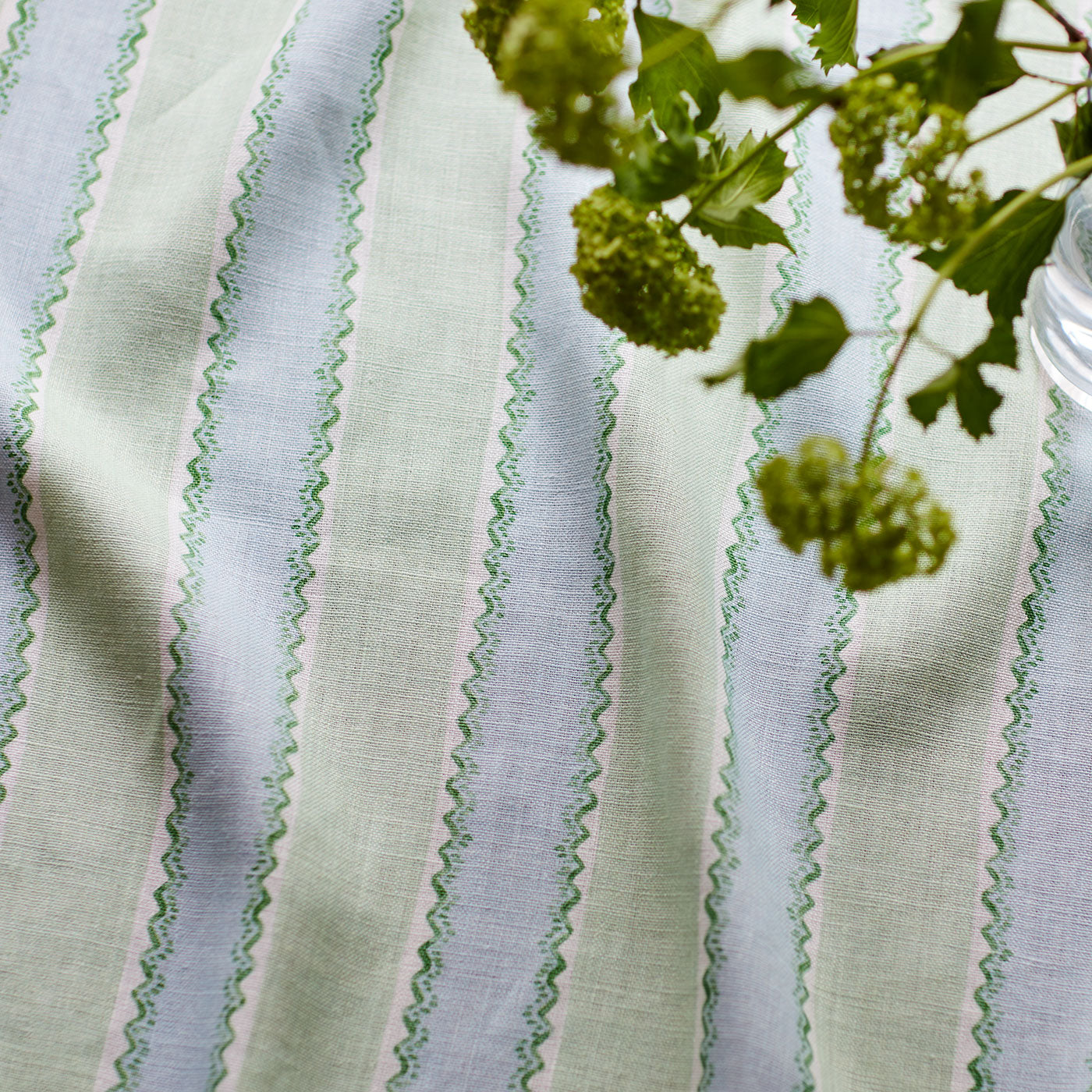 Linwood Croquet Peppermint Made to Measure Curtains