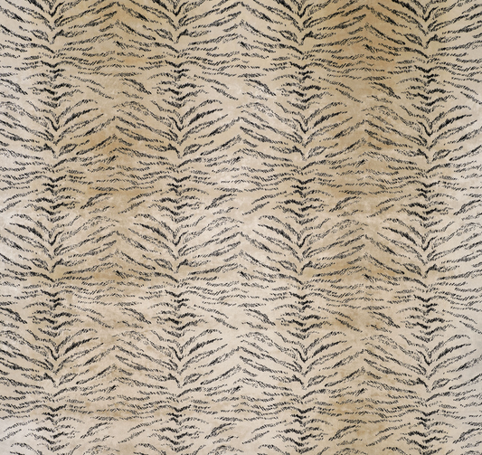Tiger Velvet - Ivory, by James Hare - fabric