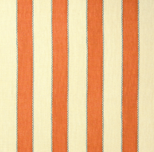 Traffic Cone - Lola Stripe by Linwood - Curtains & Roman Blinds