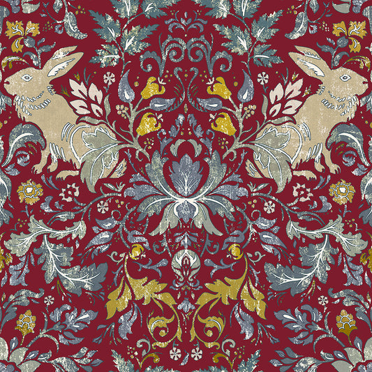 Chess Tresco Claret Made to Measure Roman Blinds