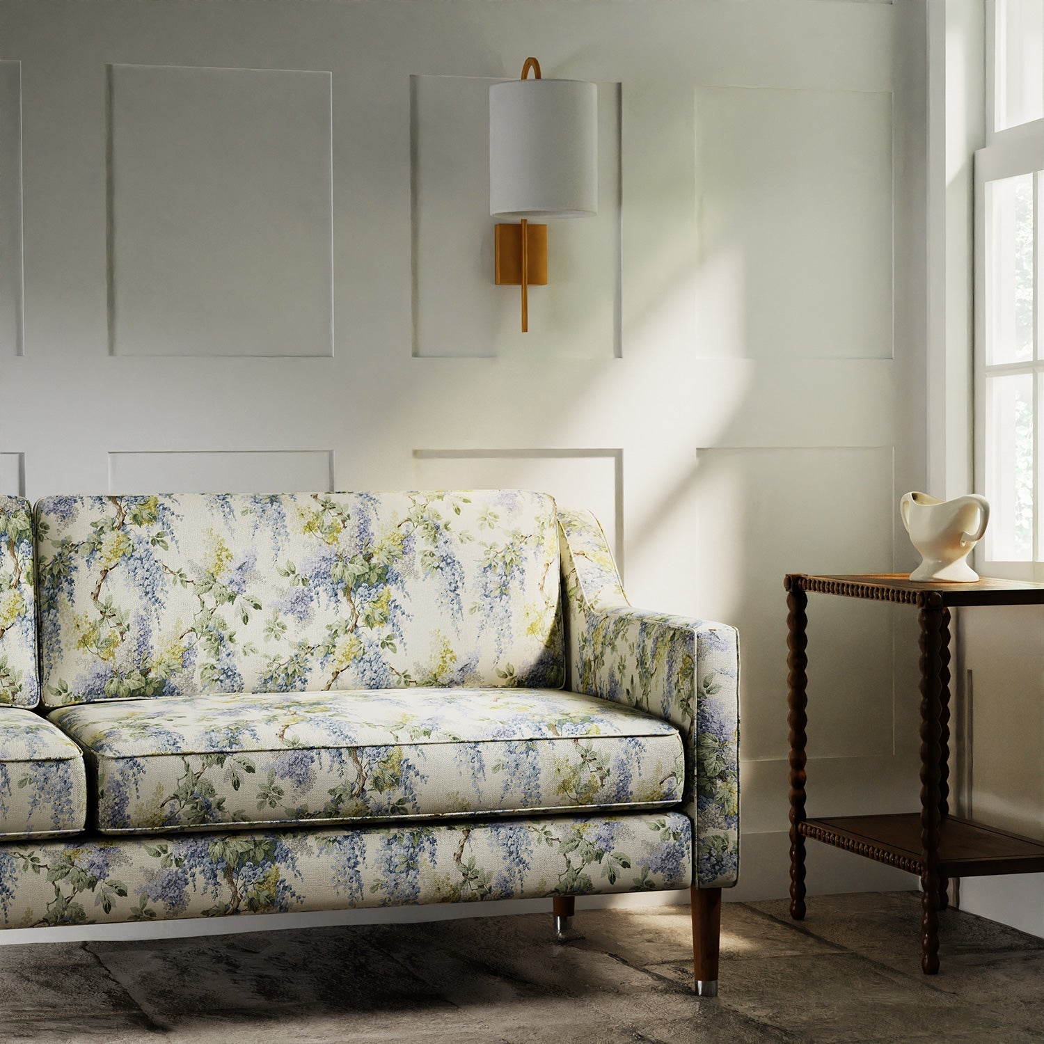 Linwood Vita Blue Yellow Made to Measure Curtains