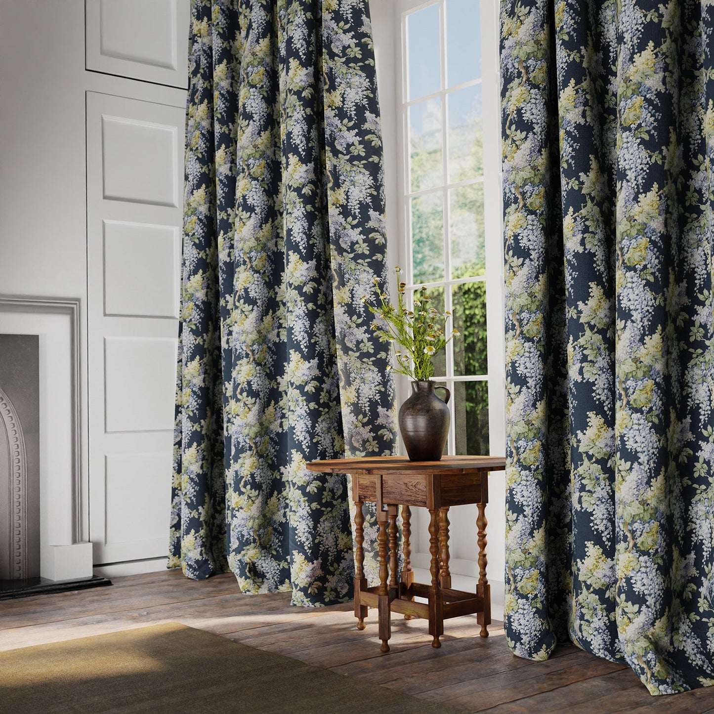 Linwood Vita Midnight FR Made to Measure Curtains