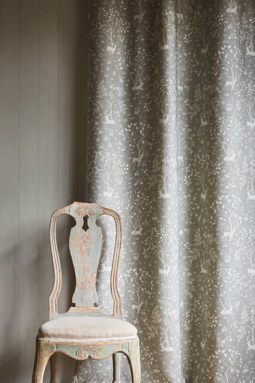 Lewis & Wood Voysey Park Mineral Made to Measure Curtains – lifestyle photograph