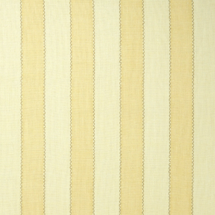 Vanilla slice Lola Stripe Linwood fabric cooshy 