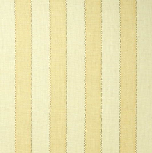 Vanilla slice Lola Stripe Linwood fabric cooshy 