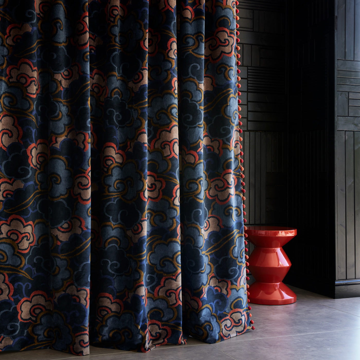 Linwood Kimono Dreams Blaze Made to Measure Curtains
