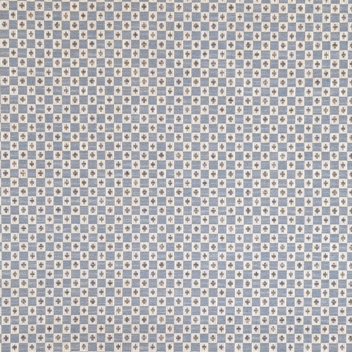 Chess Verdi Denim Made to Measure Curtains