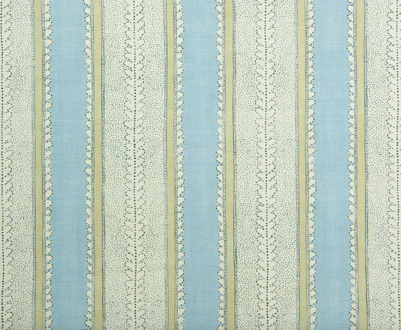 Waterfall - Dimity Stripe Linen by Linwood fabric