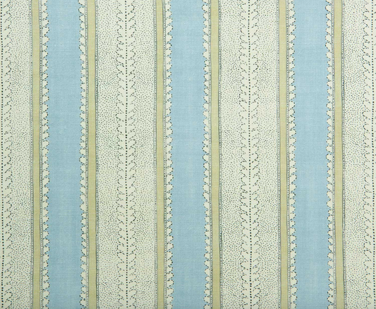 Waterfall - Dimity Stripe Linen by Linwood fabric