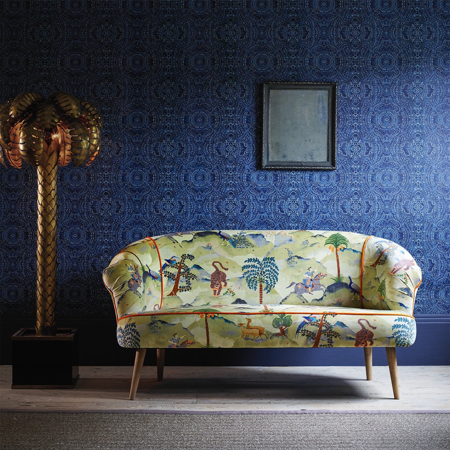 Linwood Aesop Green Made to Measure Curtains