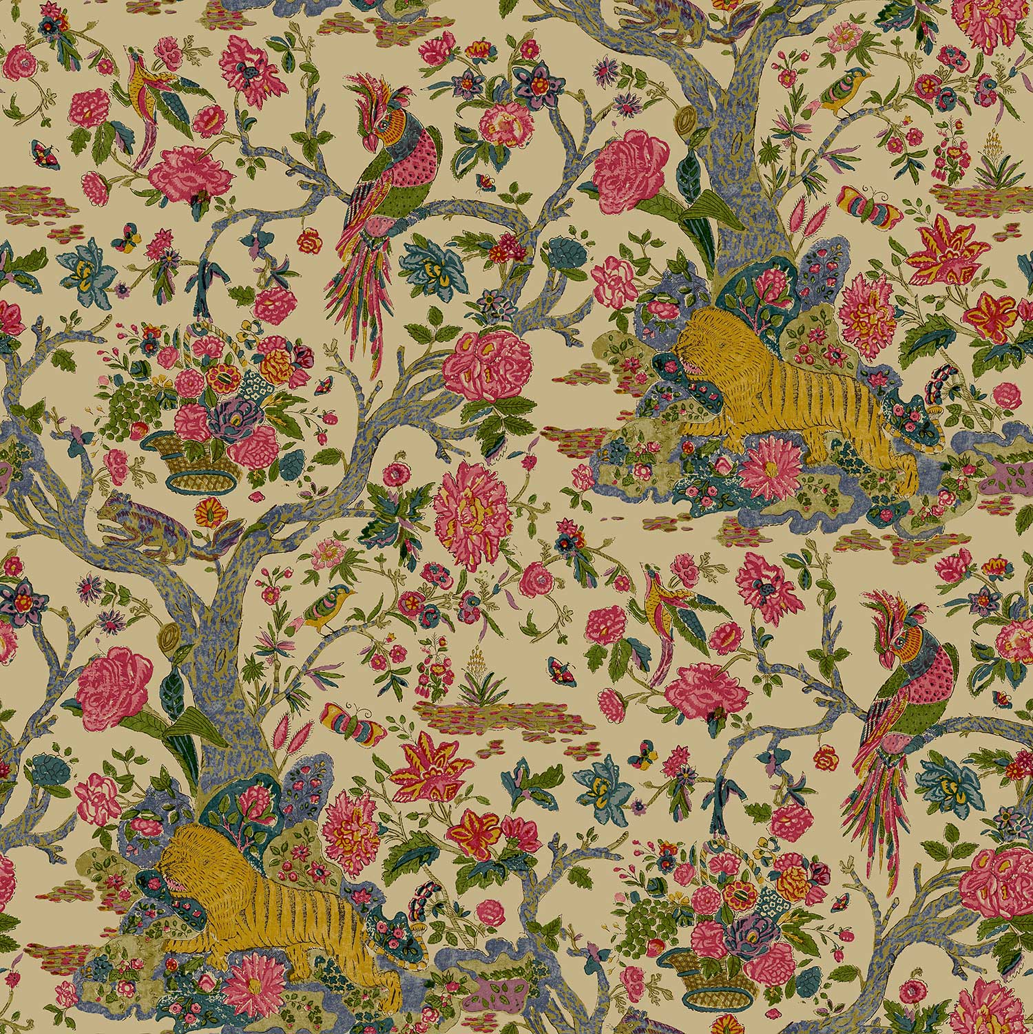 Linwood Wild Multi Made to Measure Curtains