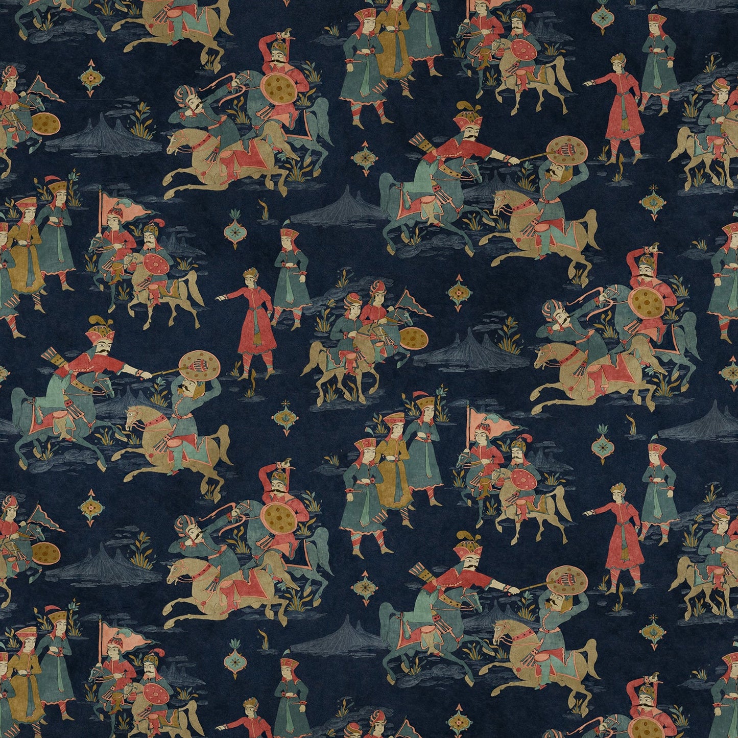 Linwood Issa Indigo Made to Measure Curtains