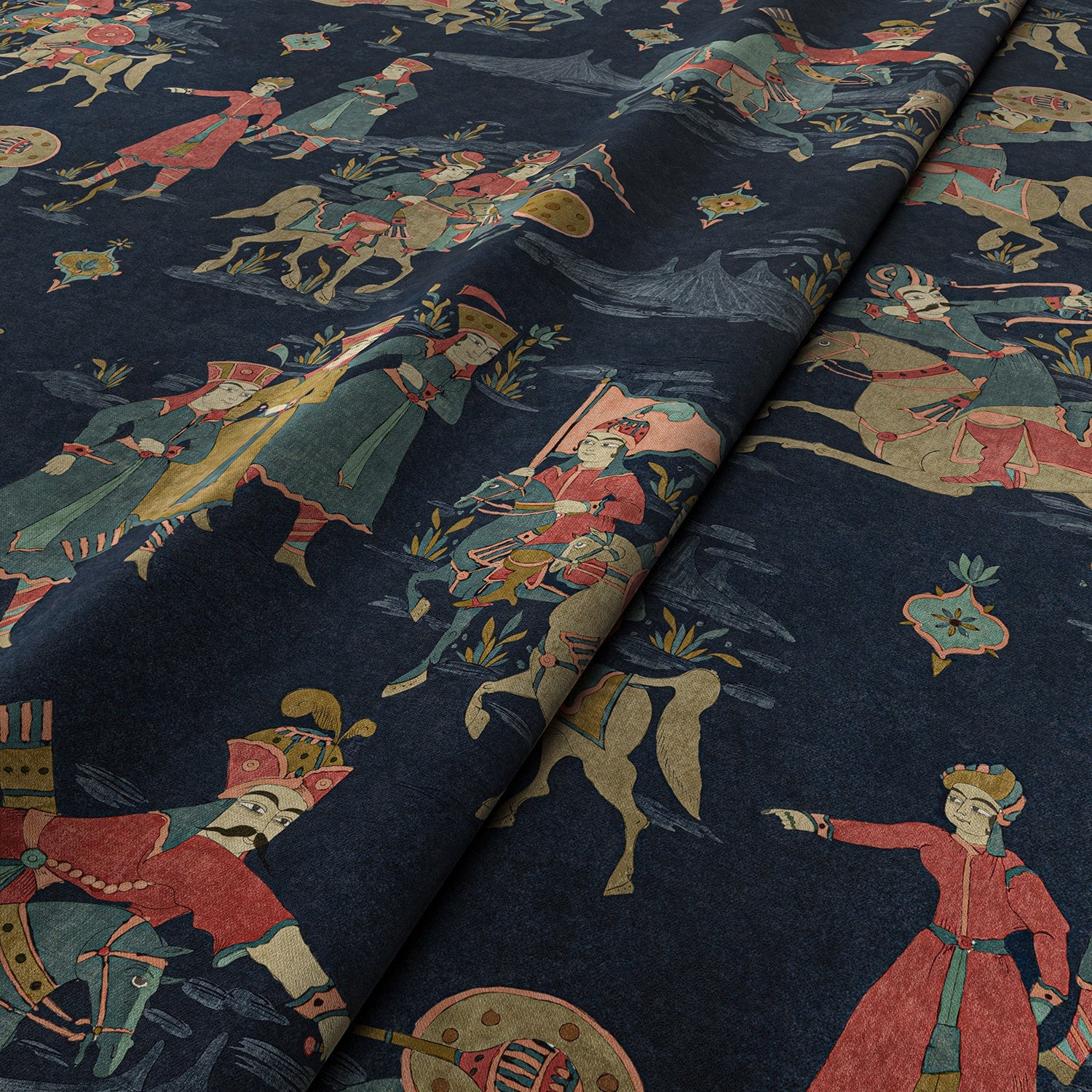 Linwood Issa Indigo Made to Measure Curtains