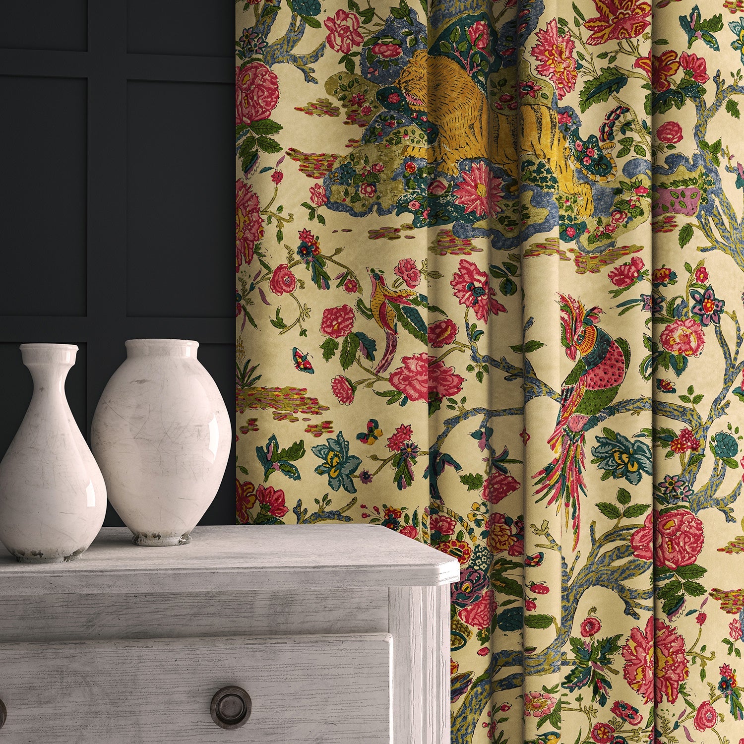 Linwood Wild Multi Made to Measure Curtains