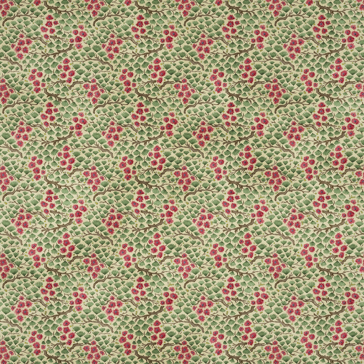Linwood Miyagi Pink Green Made to Measure Curtains