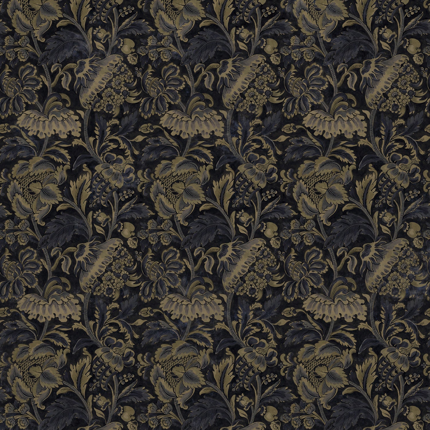 Linwood Tanglewood Indigo FR Made to Measure Curtains