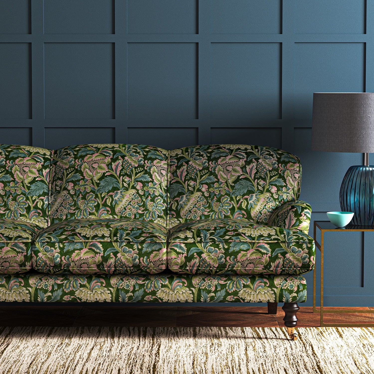 Linwood Tanglewood Emerald FR Made to Measure Curtains