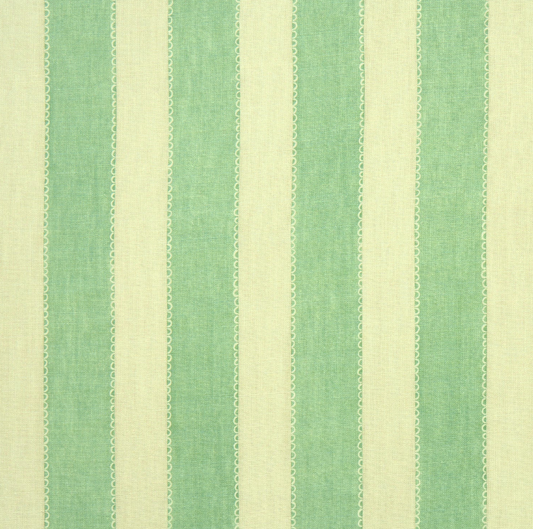 Winter Green - Lola Stripe by Linwood - Curtains & Roman Blinds