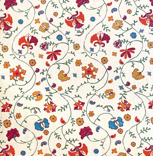 Kate Forman Yasmina Embroidered Made to Measure Roman Blinds