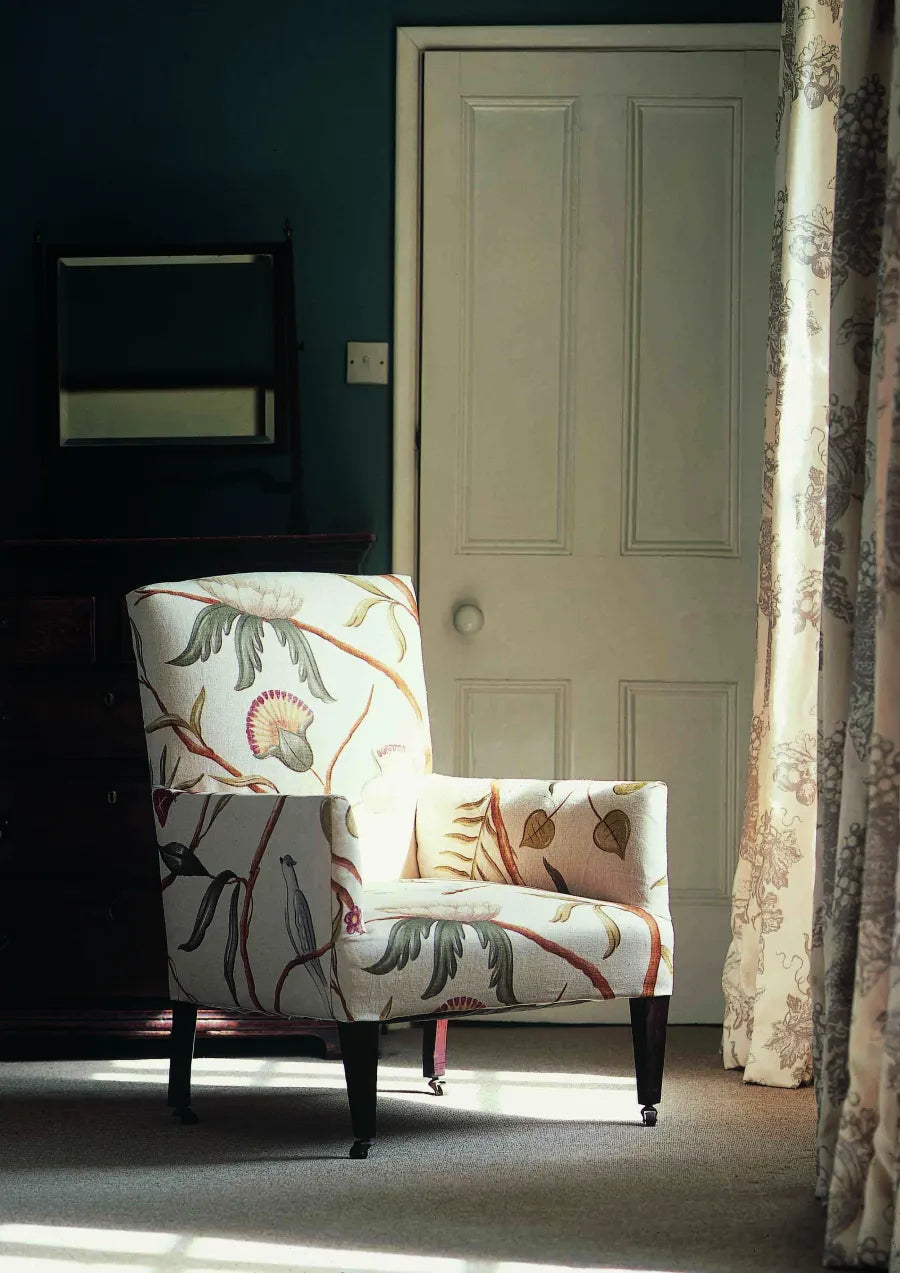 Lewis & Wood Adam's Eden Ivory Made to Measure Curtains – lifestyle photograph