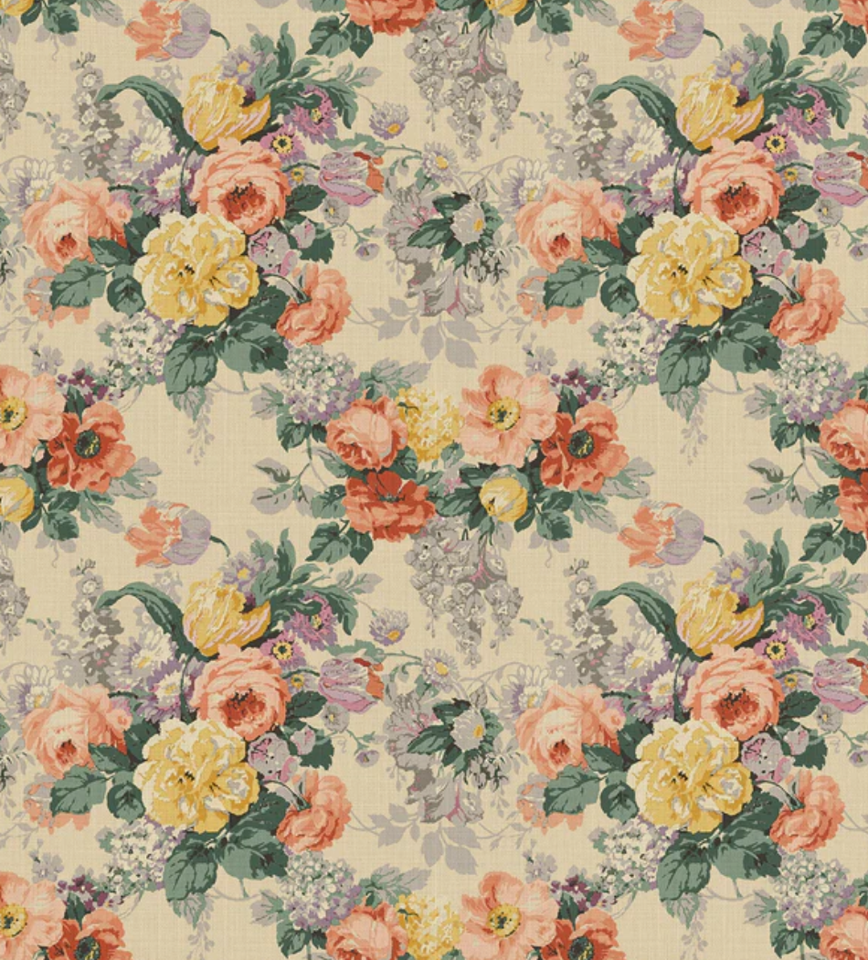 Summer Rose - Albertine Fabric Linwood 100% Linen