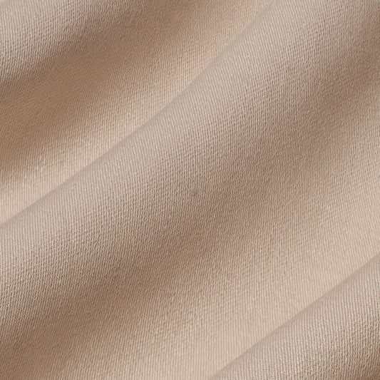 Cooshy Almond Cream Satin Linen 100% Linen Fabric