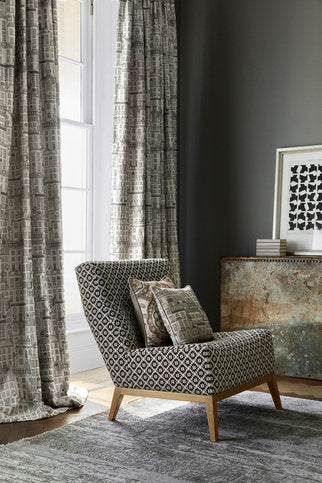 James Hare Berkeley Square Grey Made to Measure Curtains