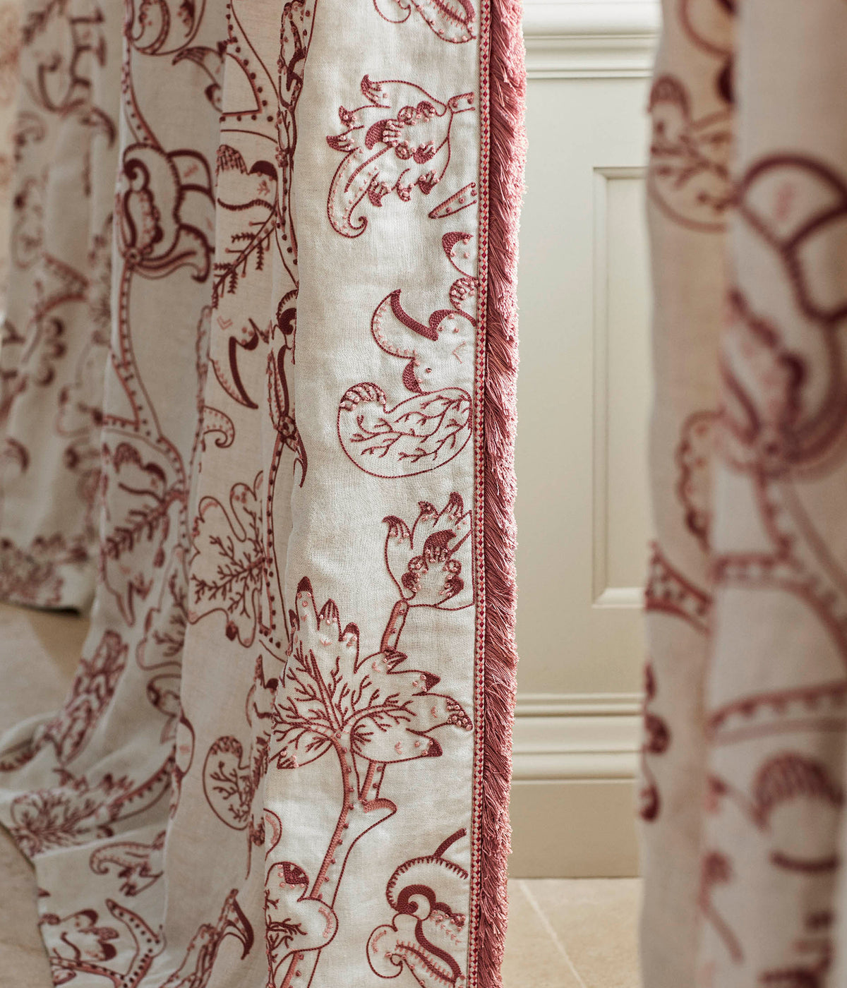 James Hare Arboreal Burnt Blossom Made to Measure Roman Blinds