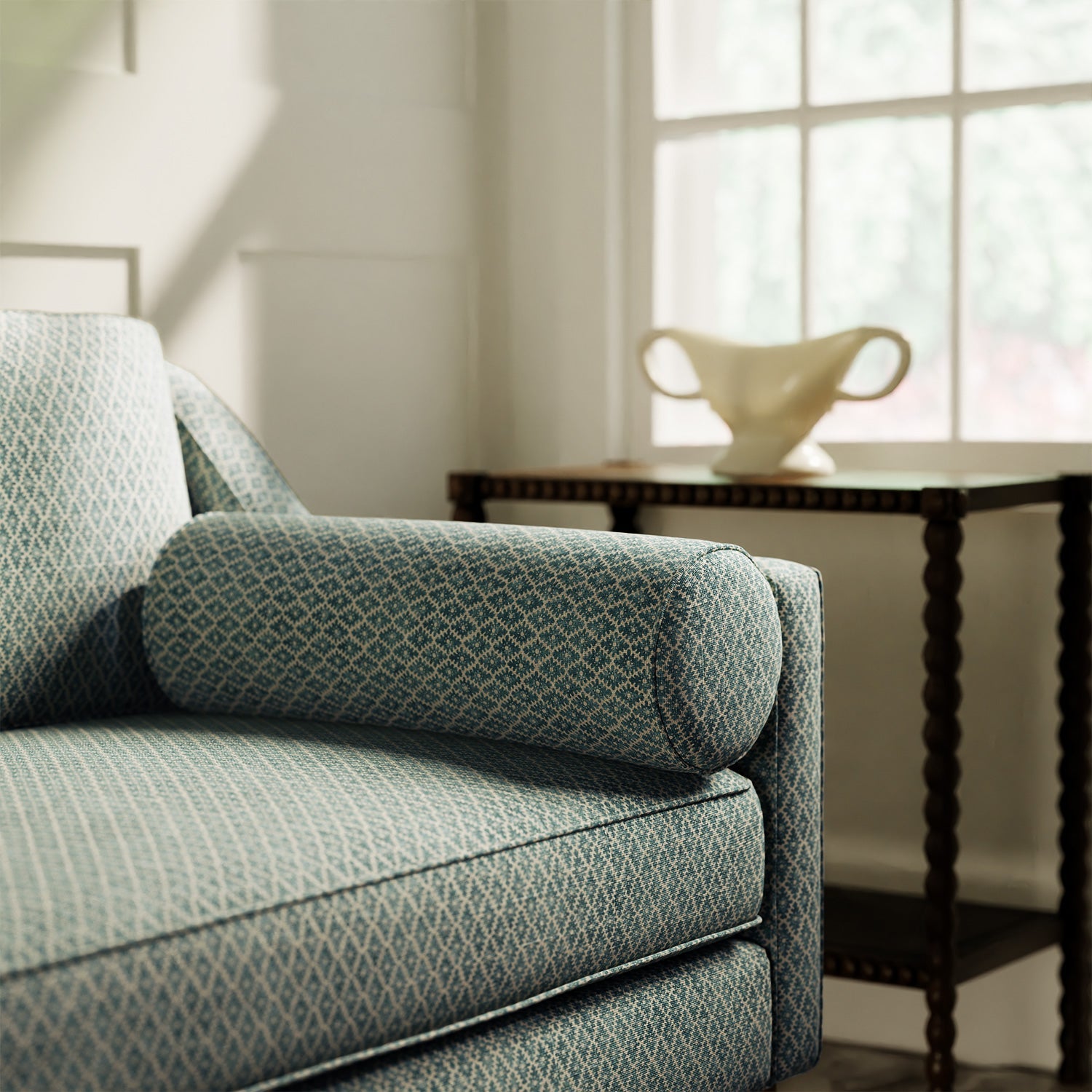 Linwood Ashfield Sea Green Made to Measure Curtains
