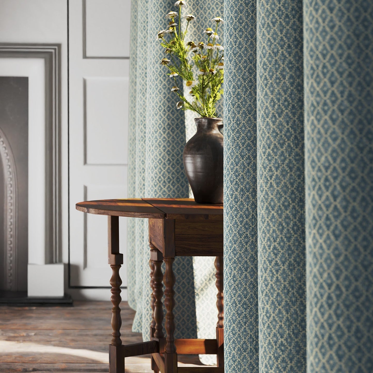 Linwood Ashfield Sky Made to Measure Curtains