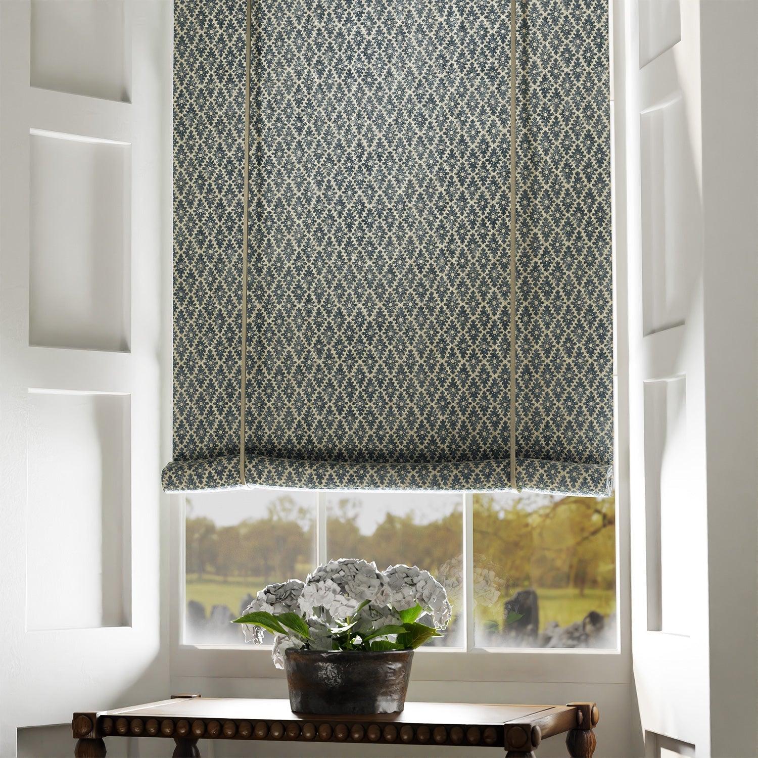 Linwood Ashfield Steel Blue Made to Measure Curtains