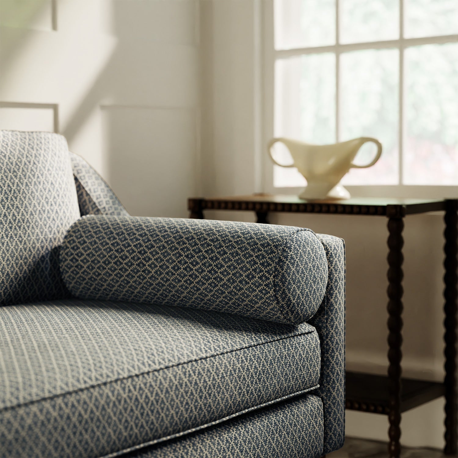 Linwood Ashfield Steel Blue Made to Measure Curtains