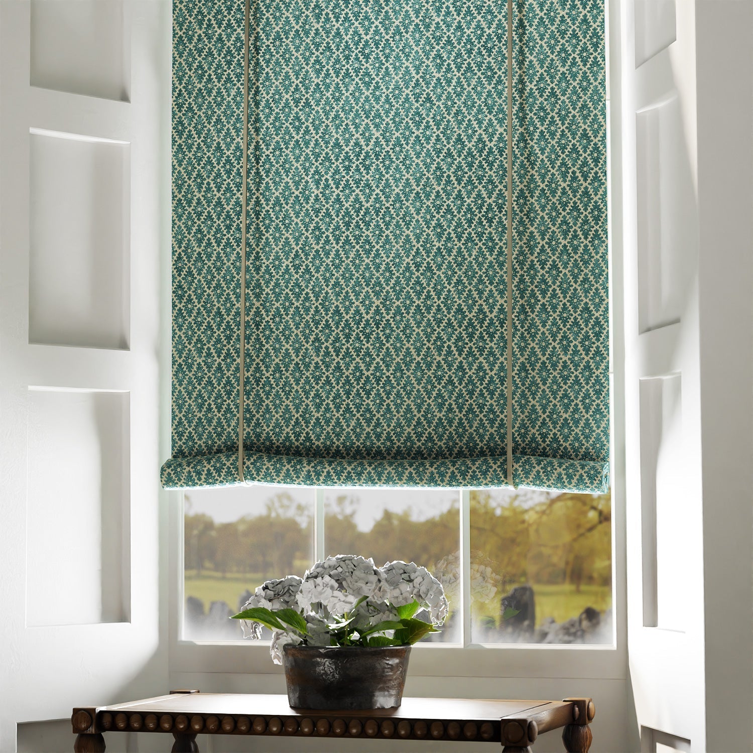 Linwood Ashfield Turquoise Made to Measure Curtains